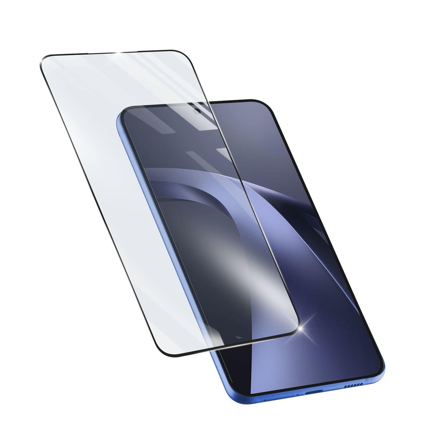 Cellular Line Klare Bildschirmschutzfolie gehärtetes Glas für Xiaomi 17T Pro Kratzresistent, Schockresistent, Schlagfest Impact Glass Capsule