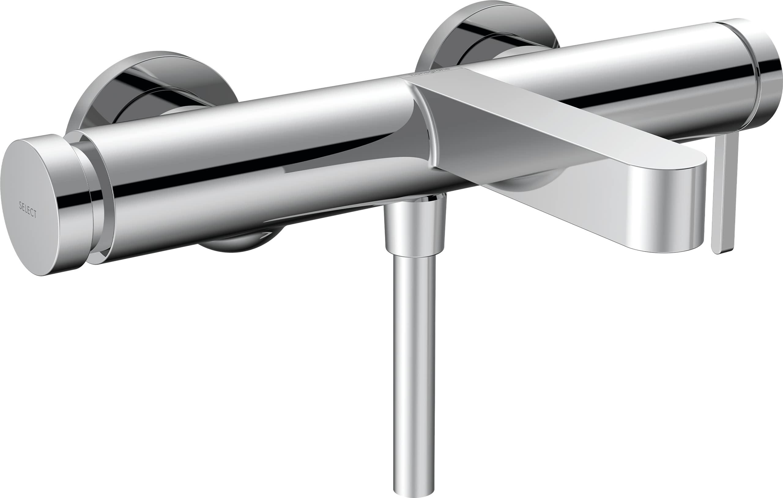 Einhebel-Wannenarmatur Aufputz Chrom, 2 Funktionen, Select-Taste