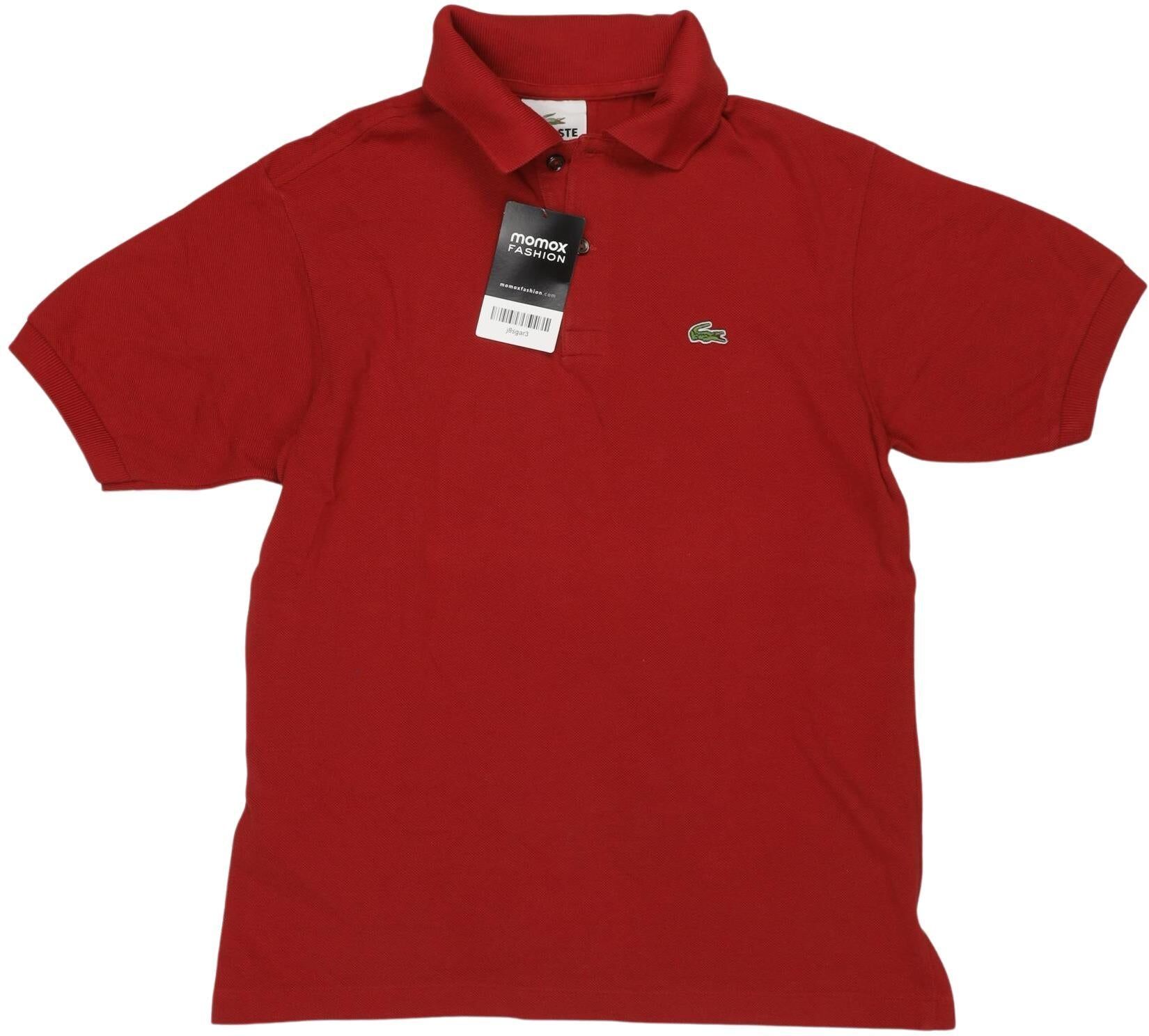 Lacoste Jungen Poloshirt, Rot, Gr. EU 164 (Lacoste Kids 14A), Baumwolle - Second Hand