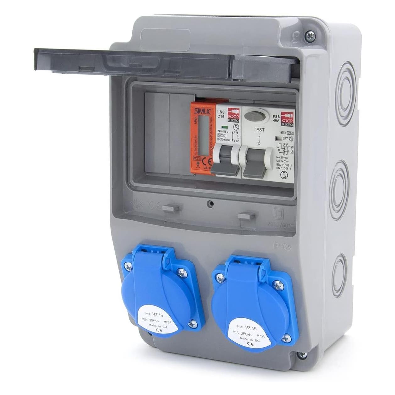 Els Elektrotechnika Bau-Stromverteiler (2x, Typ 23) (6NO2)