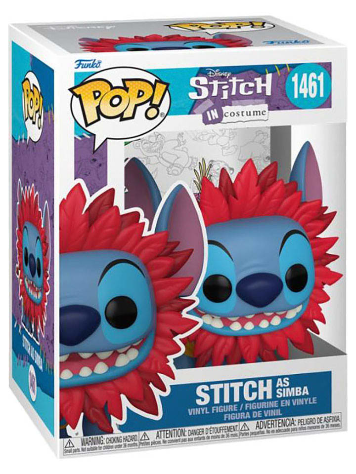 Sammelfigur "Funko POP! Lilo & Stitch Stitch Kostüm Simba" - ab 6 Jahren - onesize