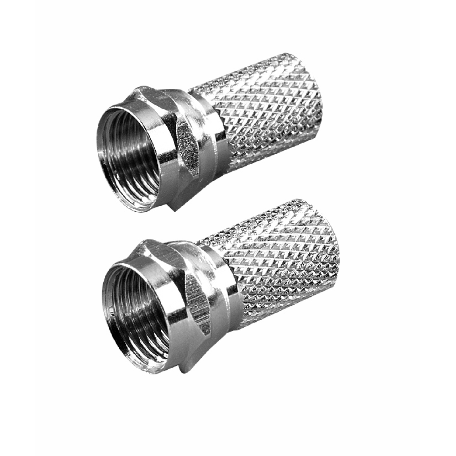 Vivanco F Stecker, 7,0 mm, 2 Stück Sat