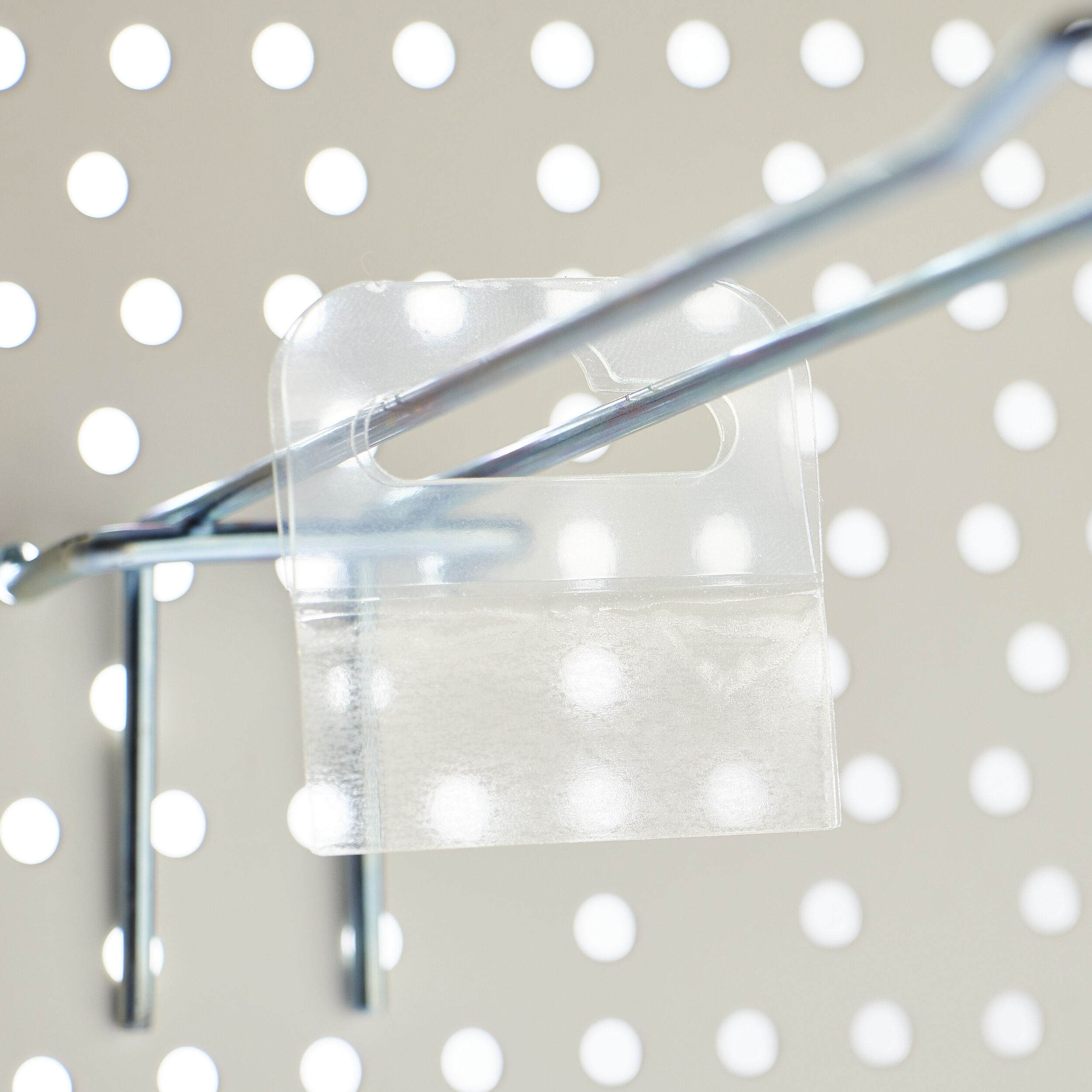 SPRINTIS Attaches à trou euro PET 50 x 100 mm   flexible, transparent