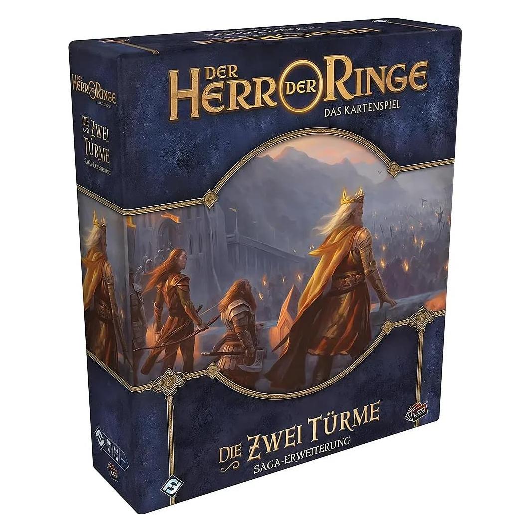 FFG FFGD2845 - Der Herr der Ringe: Das Kartenspiel Die zwei Türme (DE-Erweiterung) (Deutsch, 1 - 4 Spieler) (FFGD2845)