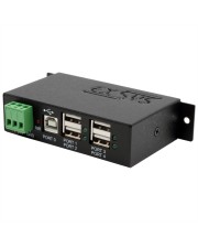 Exsys USB 2.0 HUB 4-Port extern DIN-RAIL Kit 4 (EX-1163HMS)