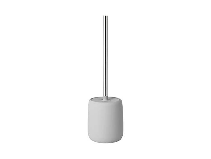 blomus Sono Brosse WC en céramique\, Plastique\, Silicone\, Micro Puce\, H 39 cm\, Ø 11 cm
