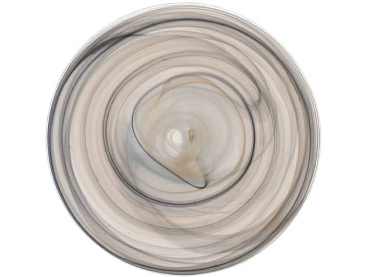 LEONARDO HOME Alabastro 026791 Lot de 2 assiettes uniques en verre d'albâtre essoré\, texture organique\, assiettes à gâteau esthétiques pour desserts\, diamètre 25 cm\, multicolore