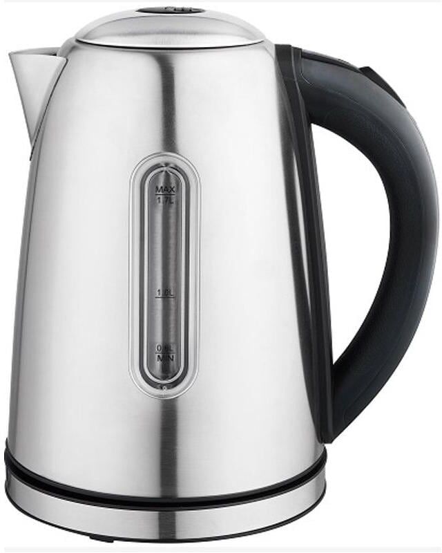 OHMEX Wasserkocher "OHM-KTL-1710 45474 l, Silber", silber (silberfarben), B:16cm H:25cm T:20cm, Wasserkocher, Wasserkocher silberfarben Einheitsgröße