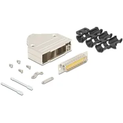 DELOCK Steckergehäuse Sub-D 44Pin aus Metall Stecker