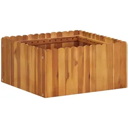 vidaXL Garten-Hochbeet 50 x 50 x 25 cm Massivholz Akazie