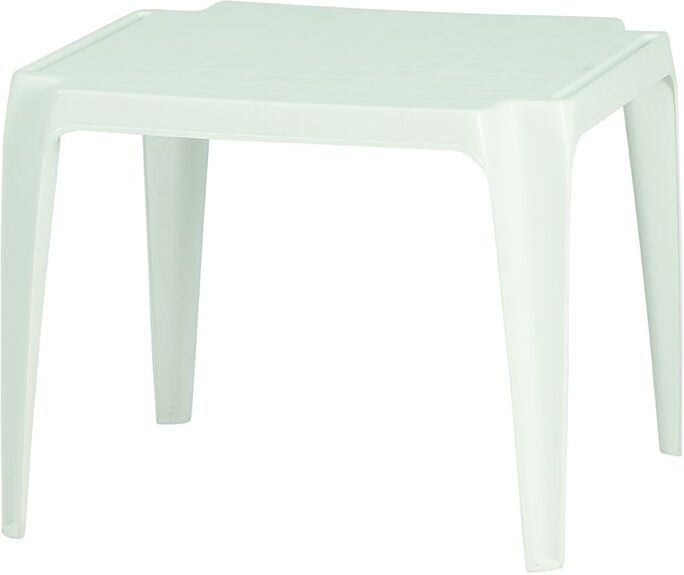 Progarden Kinder-Stapeltisch 50 x 50 cm, Höhe 44 cm, quadratisch, weiß