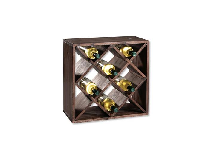 Weinregal KESPER Kesper Weinregal , braun, B:50cm H:50cm, Regale, Weinregal