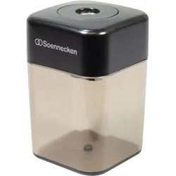 Soennecken Spitzdose 3399 einfach Metallspitzer schwarz/transparent