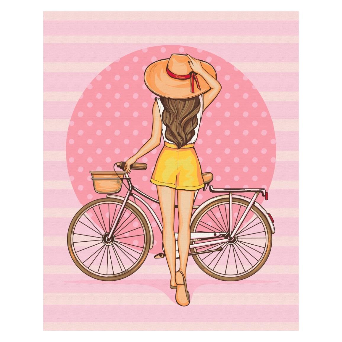 Syma Picture Paint it! Girl with a bicycle (BS51341)
