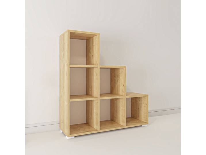 Bücherregal Georis Saphir Holz B 90 cm H 96.6 cm - Material: Holzwerkstoff - Bücherregal