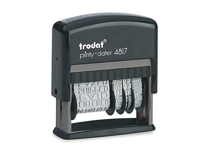 Wortband 4817 Printy stempel Date Trodat