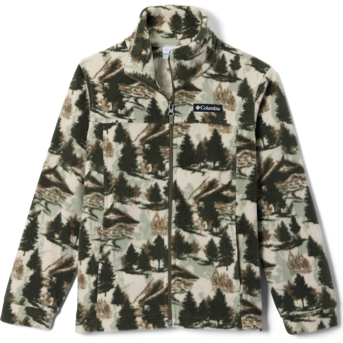 Columbia Boys' Zing III Fleece Jacket stone green frost day (396) XXS 161826-1618261-396-XXS
