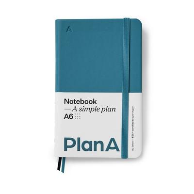 Notizbuch A6 Hardcover Punktiert Pacific Blue, von , Bücher.de