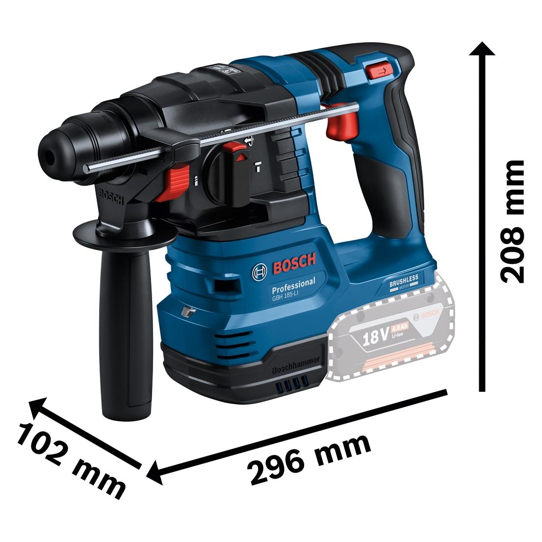 Bosch Professional Profi-Set (Bohrhammer, Bohrschrauber) (0615V0003E)