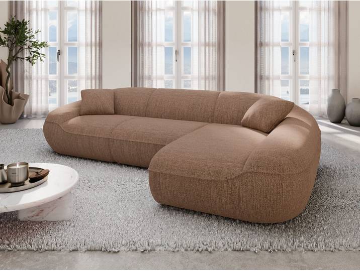 Ecksofa Solmare L-Form aus Stoff