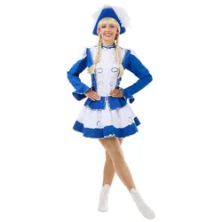 Gardekostüm "Ariella" für Damen, blau/weiß