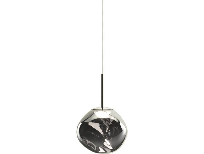 Tom Dixon Designer-Pendellampe Melt Silber Polycarbonat B 28 cm