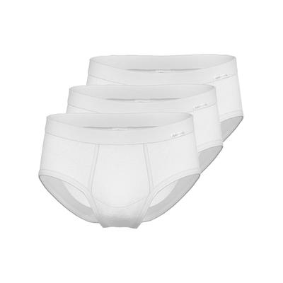 Slip AMMANN "3er Pack Slip mit Eingriff Day Classic / Feinripp Premium", Herren, Gr. 5, weiß, Obermaterial: 100% Baumwolle CO., Unterhosen Slip