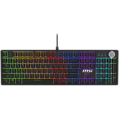 MSI Gaming-Tastatur "FORGE GK320", bunt (schwarz), B:44,1cm H:3,7cm T:13,4cm, Tastaturen
