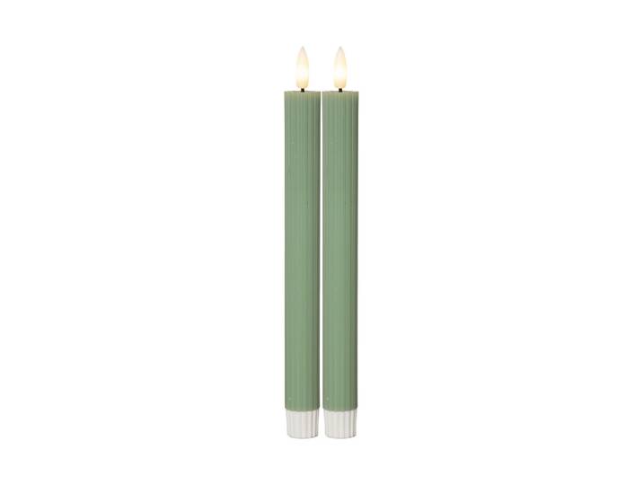 LED Dinner Kerze 2P Flamme Stripe