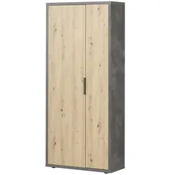 Garderobenschrank   ¦ holzfarben ¦ Maße (cm): B: 85 H: 192 T: 35.5