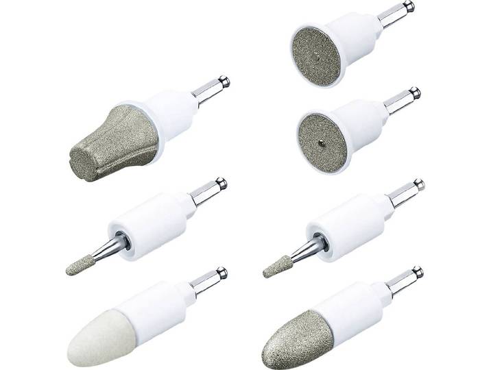 Beurer MP 41 Manicure- en pedicure opzetstukken - Set van 7 opzetstukken van saffier en vilt