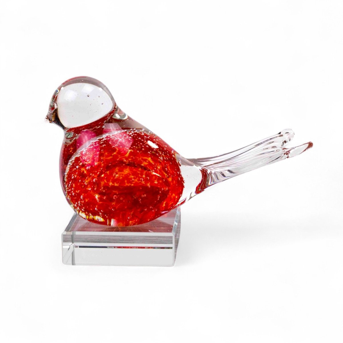 Loranto Vogel Urn Rood - Kleine Mini Urn voor Thuis