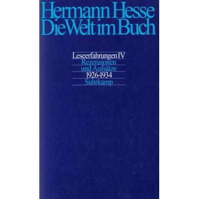 Die Welt im Buch, Gebundene Ausgabe von Hermann Hesse, Suhrkamp, 978-3-518-41487-3