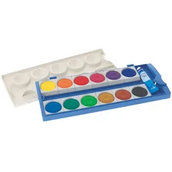 Pelikan Wasserfarbkasten 12 Farben und 1 Tube Deckweiß