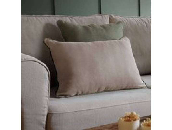 Coussin lin passepoil Carly