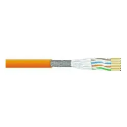 Dätwyler Datenkabel Cat.7A, S/FTP (1200 MHz),4x2xAWG23, orange, 500m Trommel