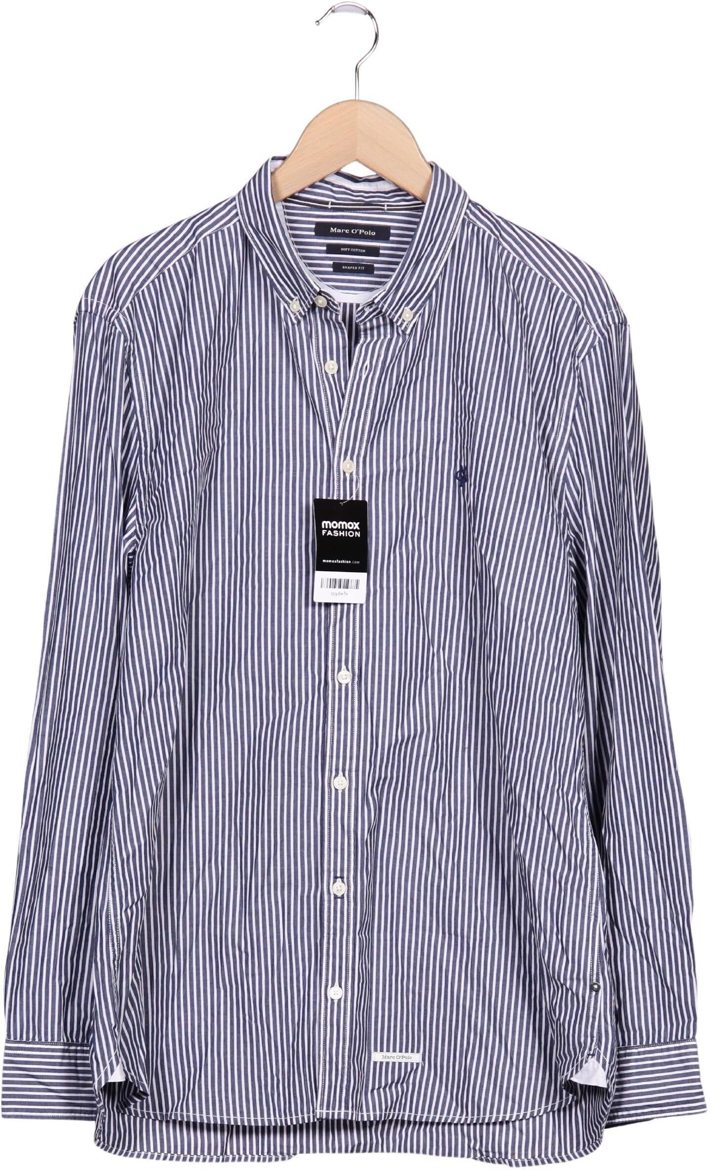 Marc O' Polo Hemd, Mehrfarbig, Gr. 45, Baumwolle - Second Hand