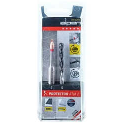 Alpen Steinzeug-Bohrer-Set C PROTECTOR + Profi Beton Ø 6 mm 2tlg. 303062100