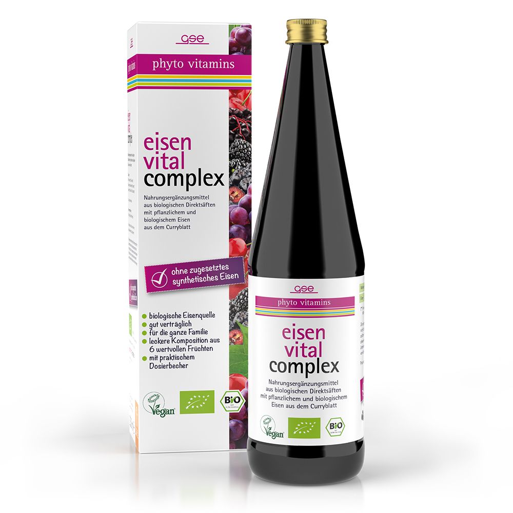 GSE Eisen Vital Complex Bio Flüssigkeit z.Einn. 330 ml zum Einnehmen