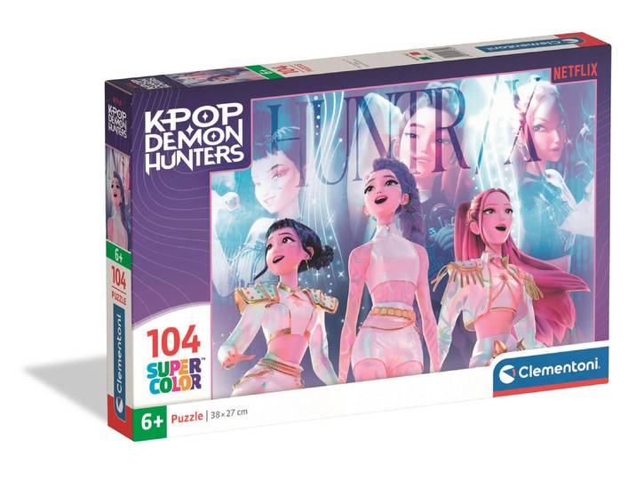 Puzzle 104 pièces K-Pop Demon Hunters CLEMENTONI