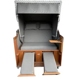 Sonnenpartner Strandkorb Classic  Halbliegemodell StoffNr. 9836