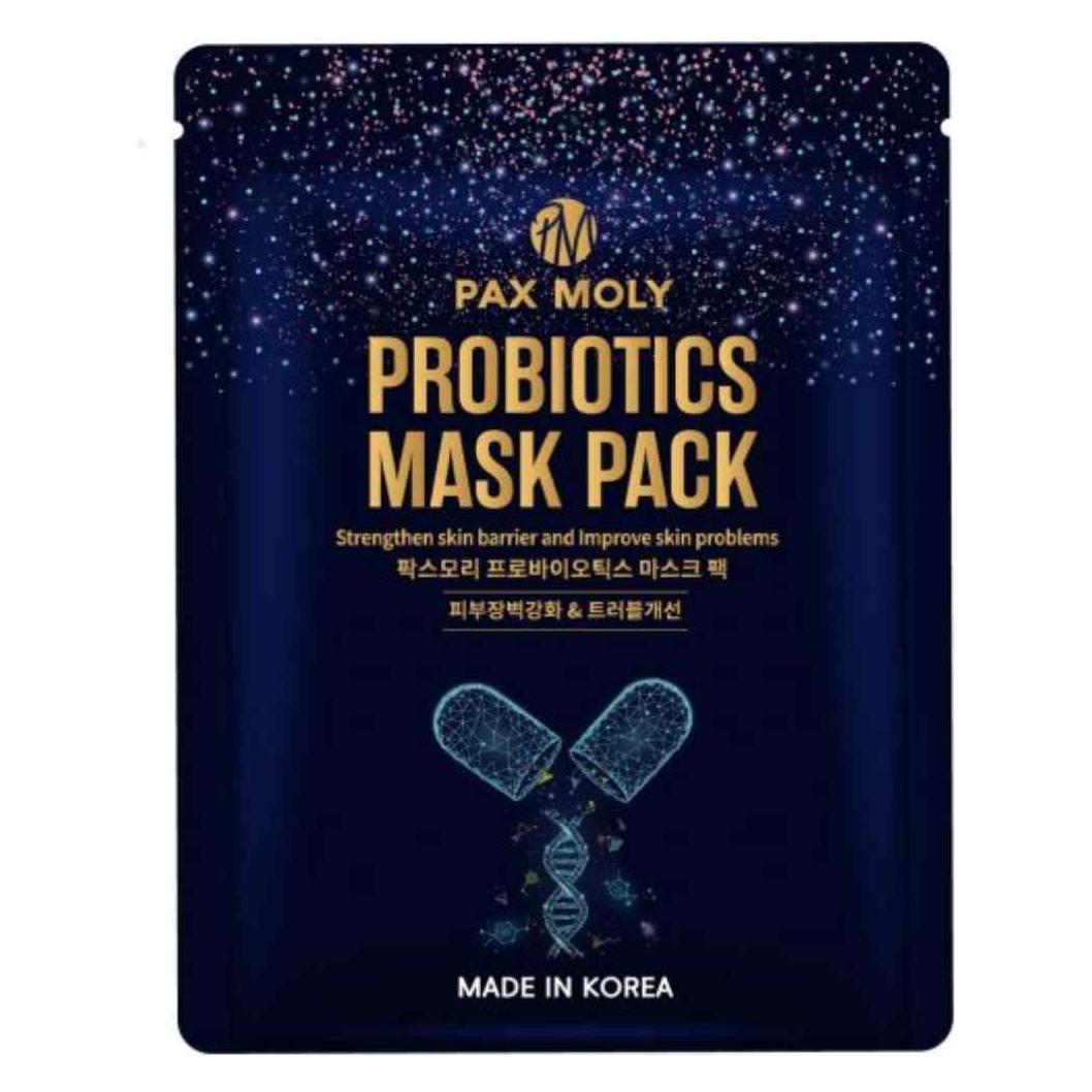 Milk_Shake PaxMoly, Probiotics, Hydrating & Nourishing, Sheet Mask, Face, Day & Night, 25 ml (74706686)