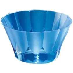 600 Eisbecher Royal 400 ccm Polystyrol blau Einweg