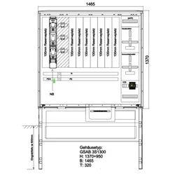 GSAB Elektrotechnik Festplatzverteiler 25.W250.Sy