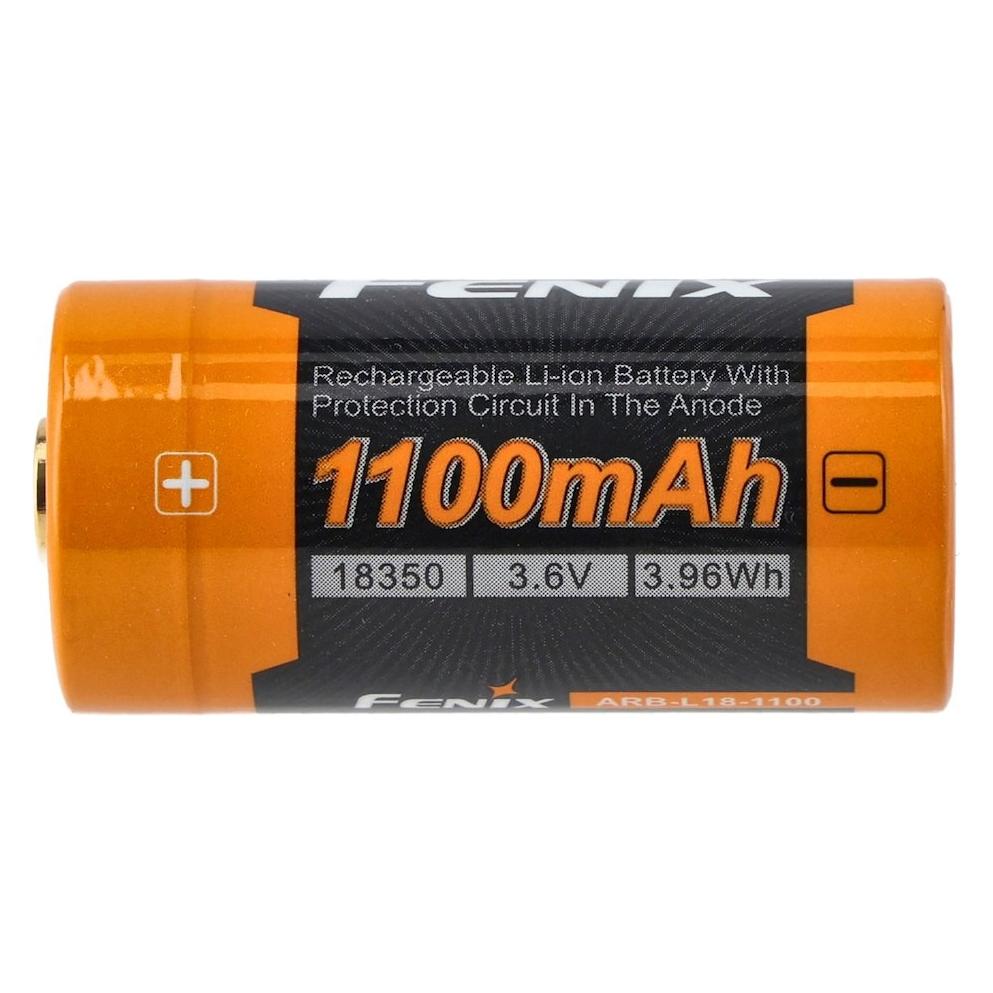 Fenix ARB-L18-1100 - Li-Ion 18350 Akku 1100 mAh (ARB-L18-1100)