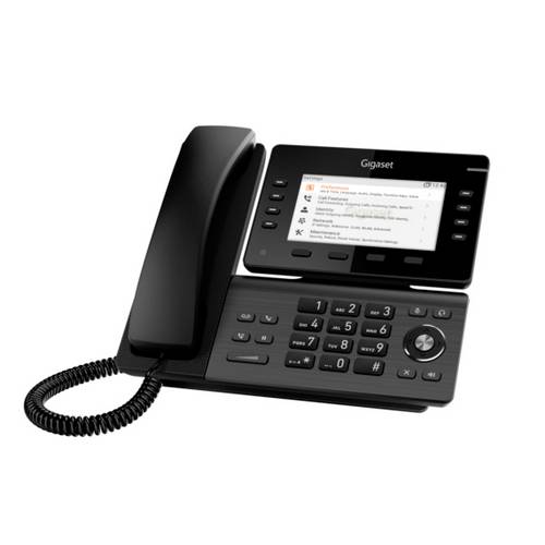 Gigaset P820 IP PRO IP Tischtelefon Schnurgebundenes Telefon, VoIP Schwarz