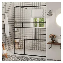 vidaXL, Duschkabine + Duschwand, Elranin (115 cm, 113 cm, 195 cm)