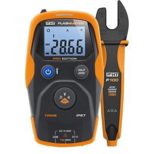 HT-Instruments Multimeter 1010601 Flashmeter Pro, digital TRMS, CAT IV 600 V, 4000 Counts, NCV- & Auto-Range