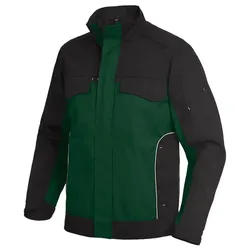 Premium Arbeitsjacke ERNST "Twill 300" - XL - grün/schwarz