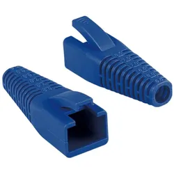 LogiLink RJ45-Stecker Knickschutztülle, kürzbar, 5,5–8,5 mm, blau, 50 Stk.